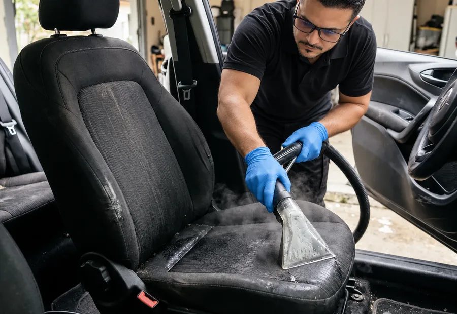 Carro: Higienização do interior do carro em Santa Luzia, bancos ou completa
